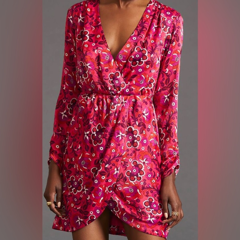 NWT Anthropolgie Maeve Faux Wrap Dress